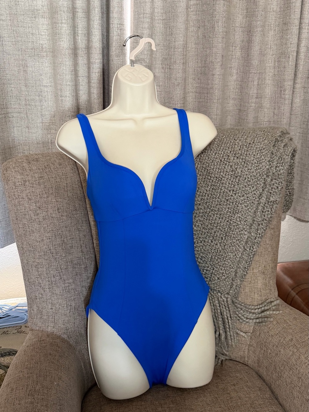 Ladies Royal Blue One-Piece Swimsuit